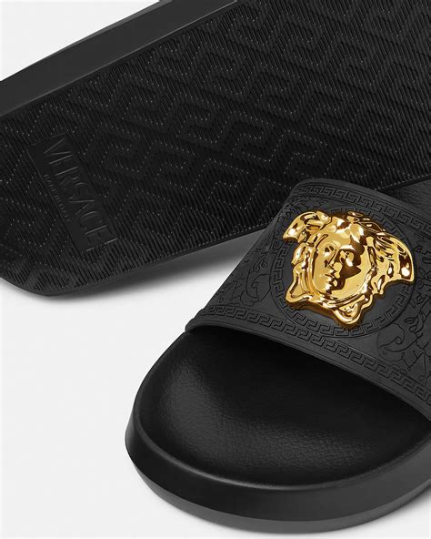 versace palazzo tigris|Palazzo Slides Black .